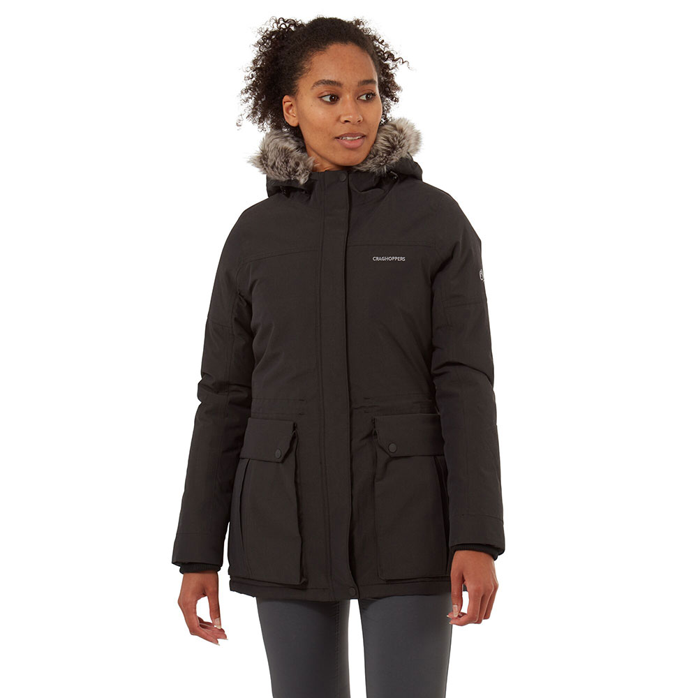 Craghoppers Womens Elison Waterproof Insulated Parka Coat 8 - Bust 32 (81cm)