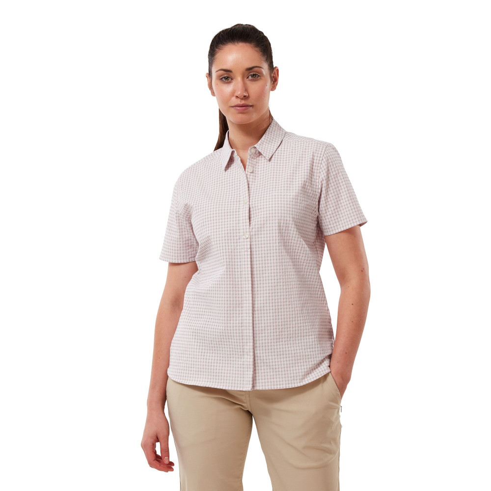 Craghoppers Womens Nasima Short Sleeve Walking Shirt 10 - Bust 34 (86cm)