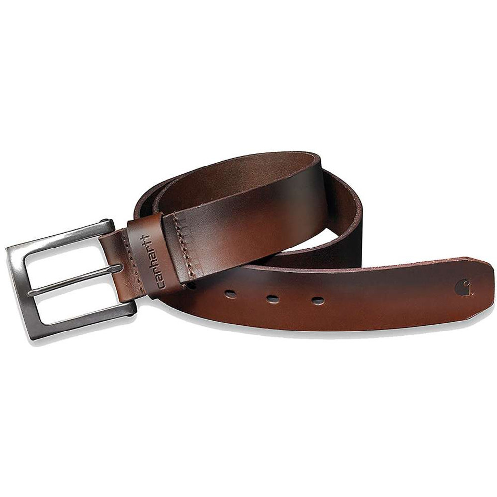 Carhartt Mens Anvil Leather Belt Waist 38 (96.52cm)