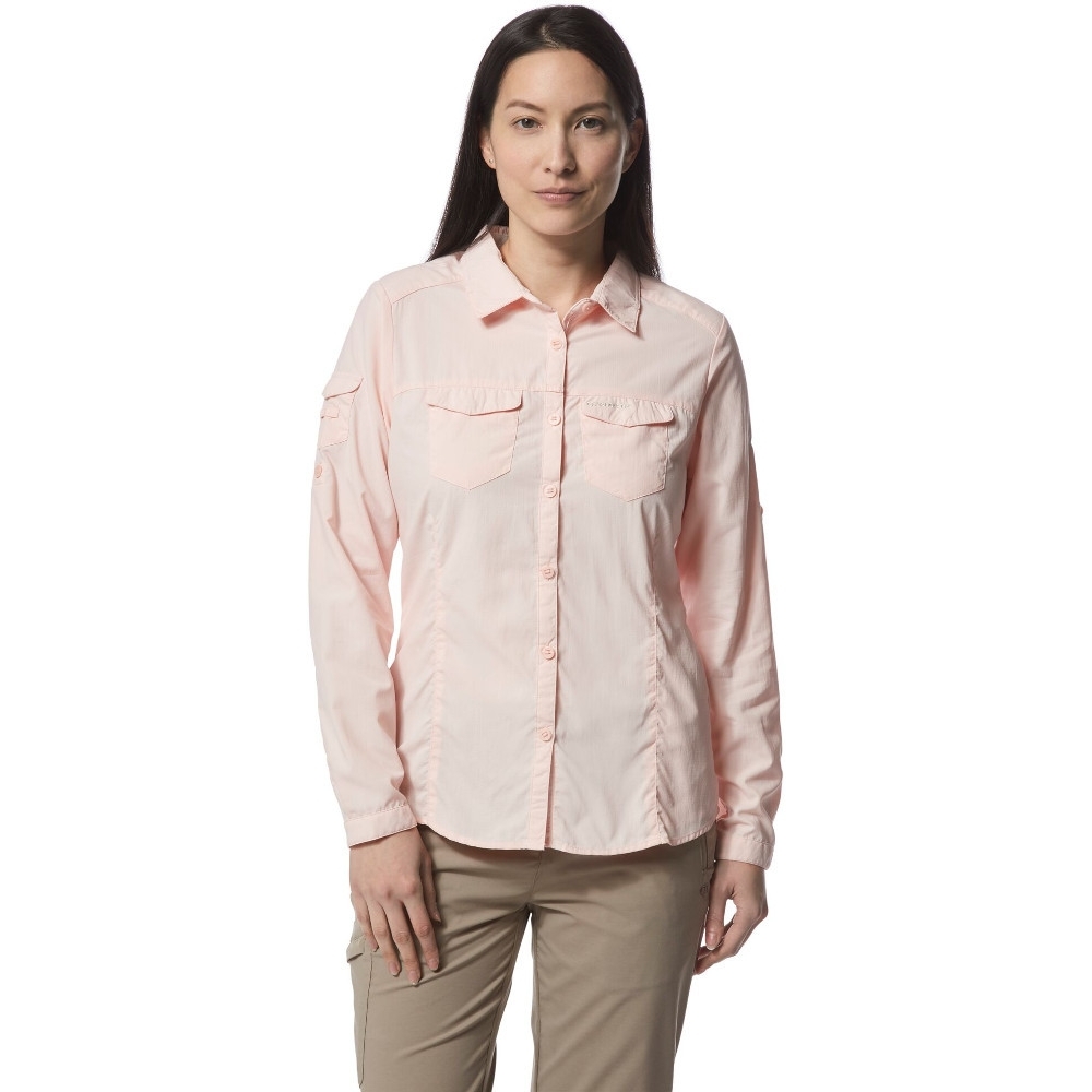 Craghoppers Womens Nosi Life Adventure Long Sleeve Shirt 10 - Bust 34 (86cm)