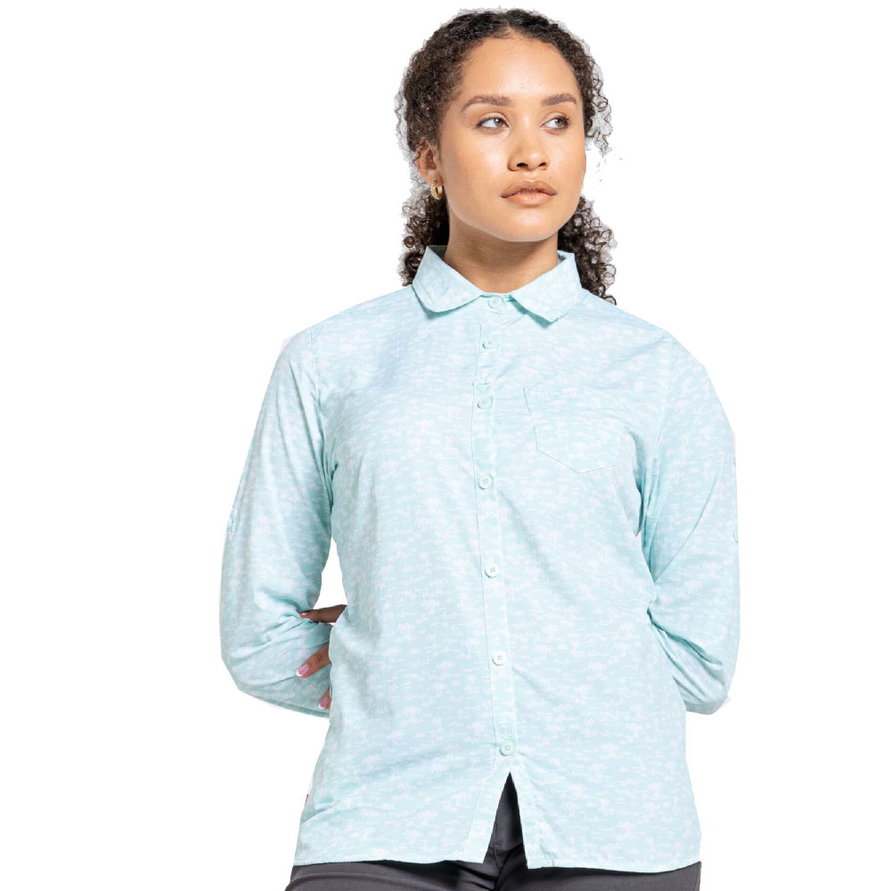 Craghoppers Womens Nosilife Callo Long Sleeve Shirt 16 - Bust 40 (102cm)