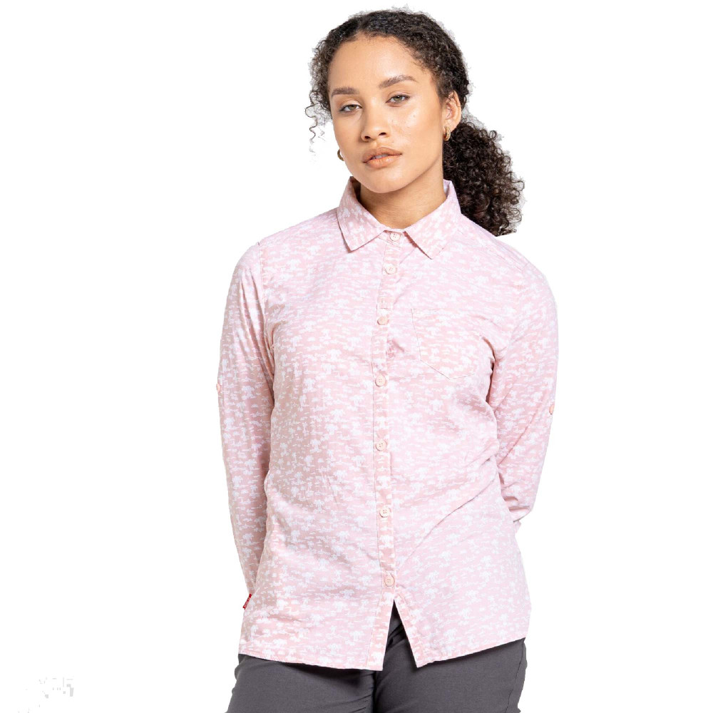 Craghoppers Womens Nosilife Callo Long Sleeve Shirt 8 - Bust 32 (81cm)