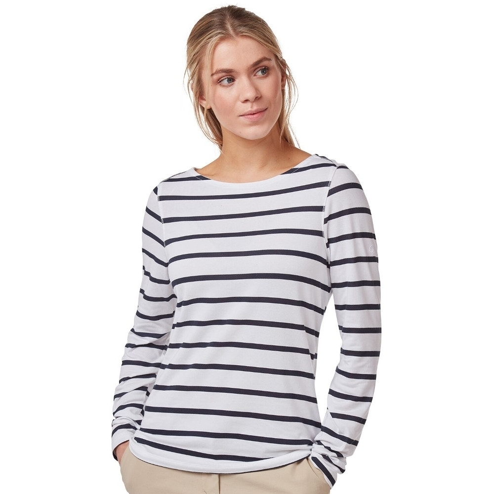 Craghoppers Womens Nosilife Erin Quick Dry Long Sleeve Top 10 - Bust 34 (86cm)