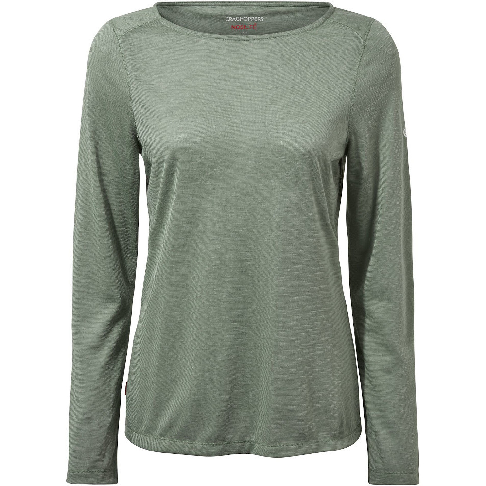 Craghoppers Womens Nosilife Erin Quick Dry Long Sleeve Top 12 - Bust 36 (91cm)