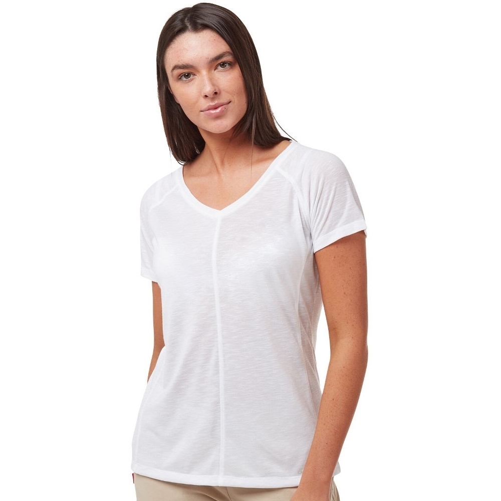 Craghoppers Womens Nosilife Galena Relaxed Fit T Shirt 12 - Bust 36 (91cm)