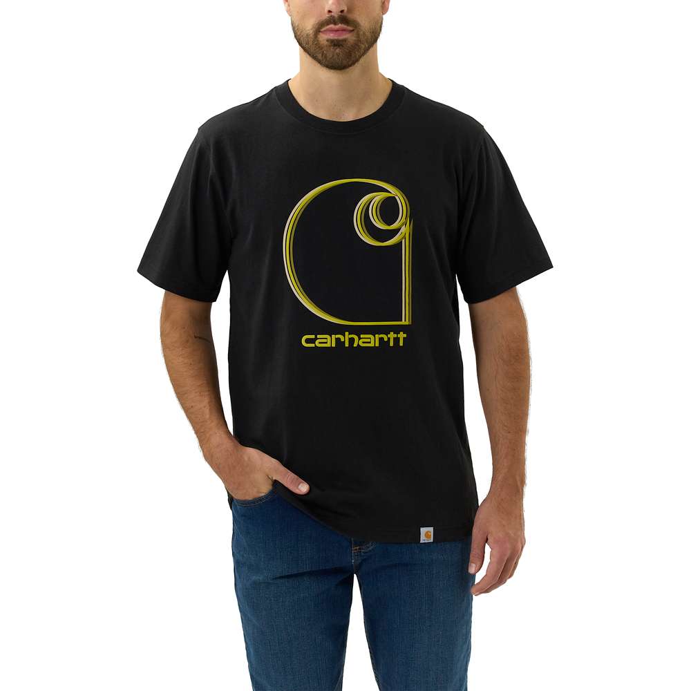Carhartt Mens C Graphic Relaxed Fit Short Sleeve T Shirt S - Chest 34-36 (86-91cm)