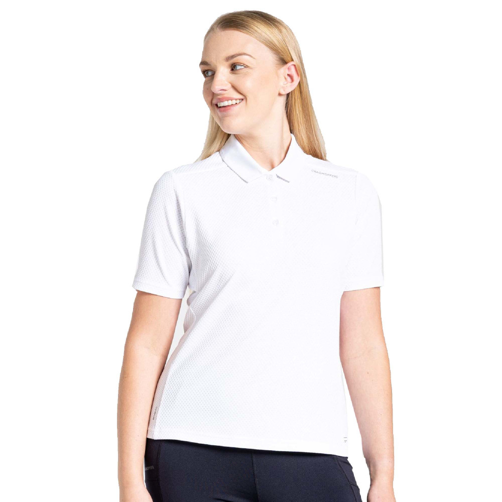 Craghoppers Womens Nosilife Short Sleeve Polo Shirt 10 - Bust 34 (86cm)