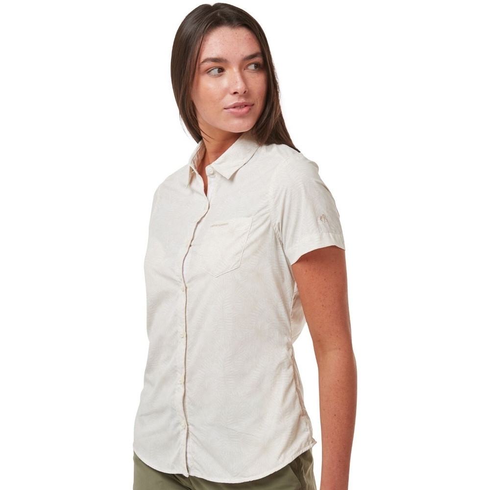 Craghoppers Womens Nosilife Vanna Short Sleeve Shirt 16 - Bust 40 (102cm)