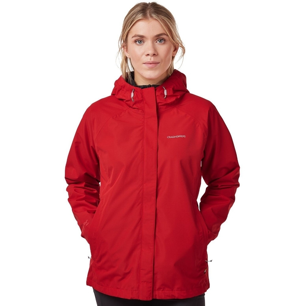 Craghoppers Womens Orion Waterproof Breathable Hooded Coat 6 - Bust 30 (76cm)