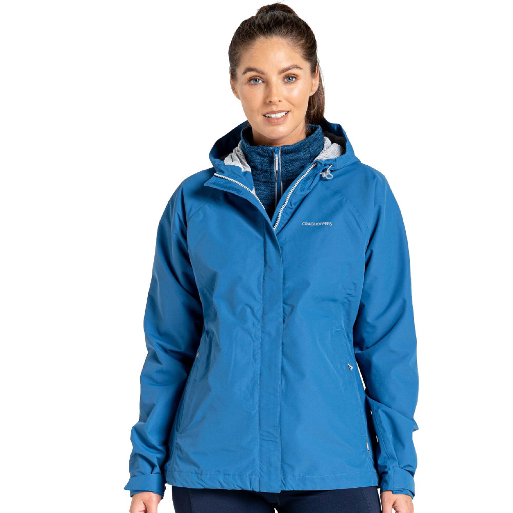 Craghoppers Womens Orion Waterproof Breathable Hooded Coat 8 - Bust 32 (81cm)
