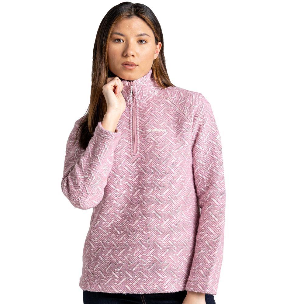 Craghoppers Womens Talladale Half Zip Sweater Fleece Jacket 8 - Bust 32 (81cm)