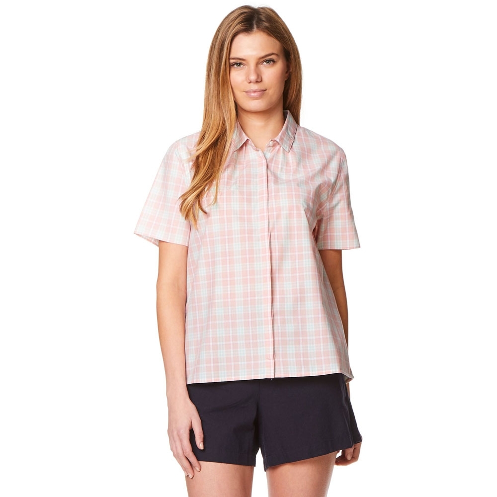Craghoppers Womens/ladies Natalie Short Sleeve Summer Button Shirt 8 - Bust 32 (81cm)
