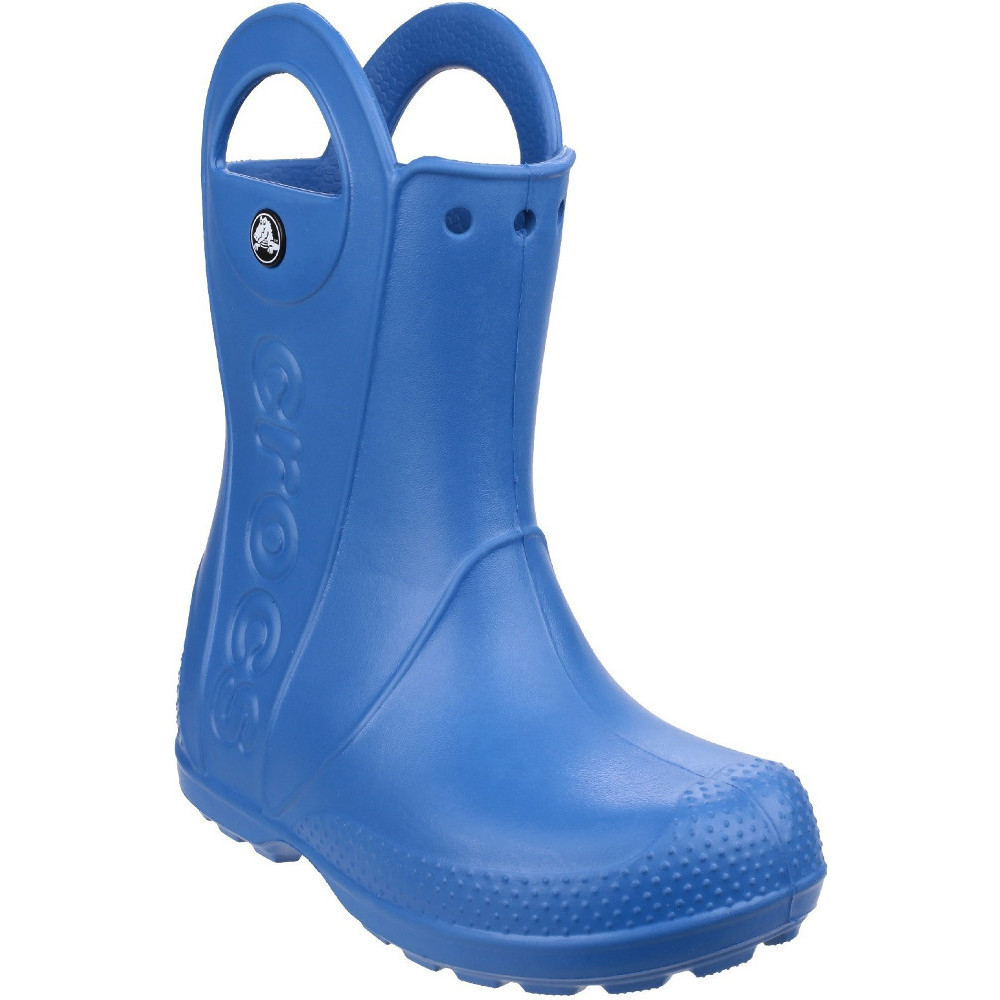 Crocs BoysandGirls Handle It Rain Waterproof Wellies Wellington Boots Uk Size 2 (eu 33-34  Us J2)