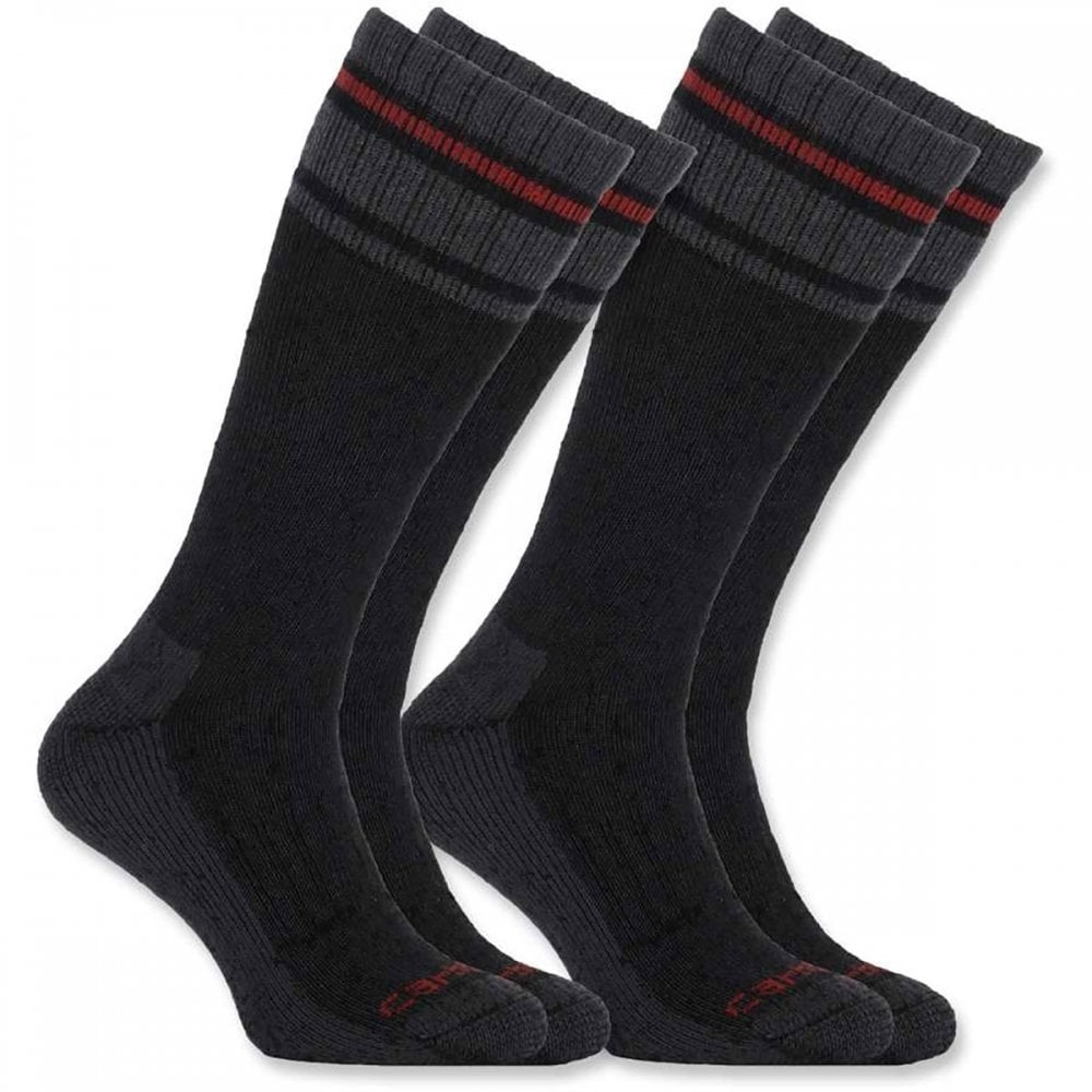 Carhartt Mens Cold Weather Thermal Wool Socks 2 Pack Large - Uk 8-10.5  Eu 42.5-45.5  Us 9-11.5