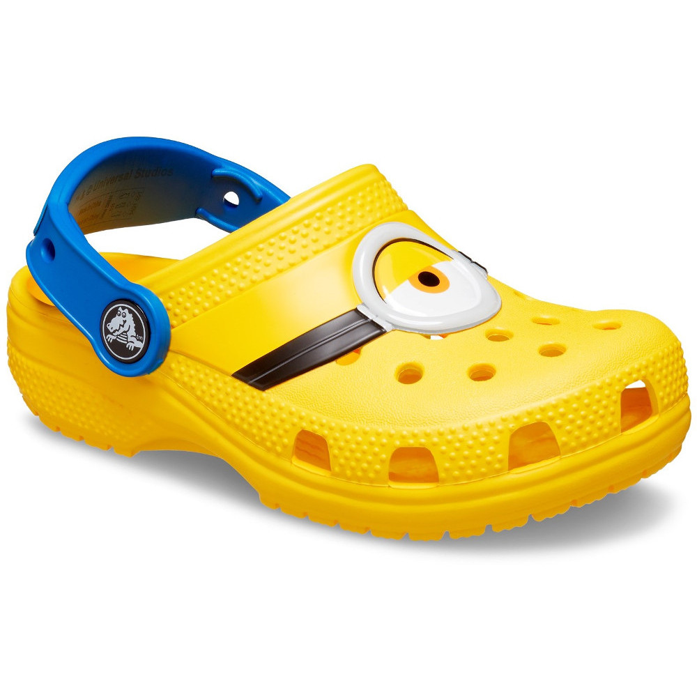 Crocs Boys Kids Classic Minions Lightweight Clogs Uk Size 1 (eu 32-33)
