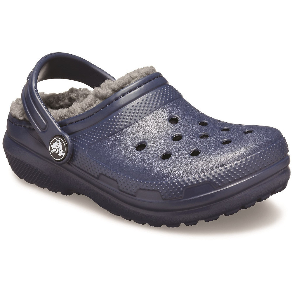 Crocs Boys Toddler Classic Fuzy Lined Lightweight Clogs Uk Size 10 (eu 27-28)