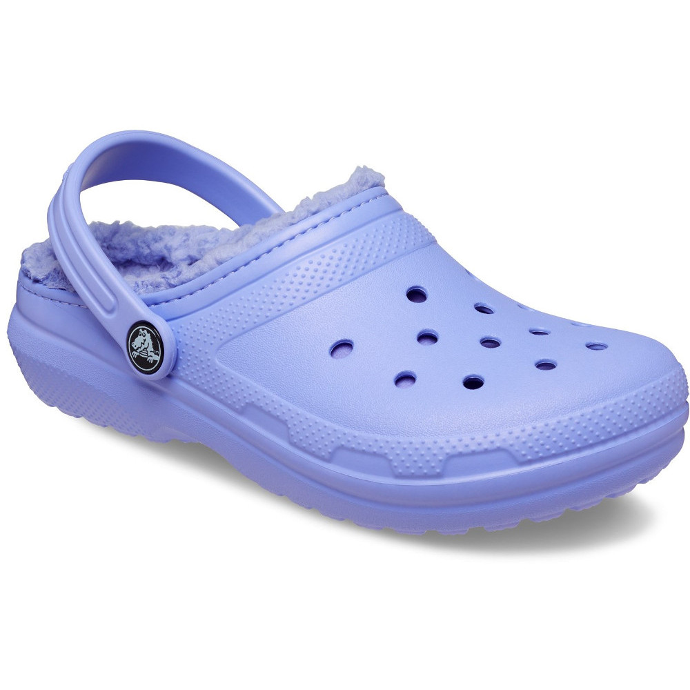 Crocs Girls Toddler Classic Fuzy Lined Lightweight Clogs Uk Size 10 (eu 27-28)