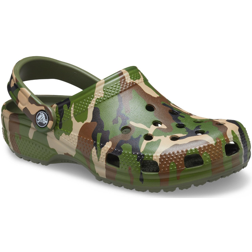 Crocs Mens Seasonal Camo Lightweight Slip On Sandals Clogs Uk Size 7 (eu 41-42)