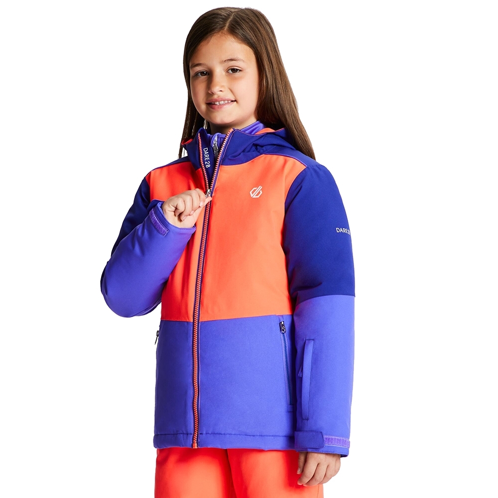 Dare 2b Boys Aviate Water Repellent Hooded Ski Jacket 11-12 Years- Chest 28 (71cm)