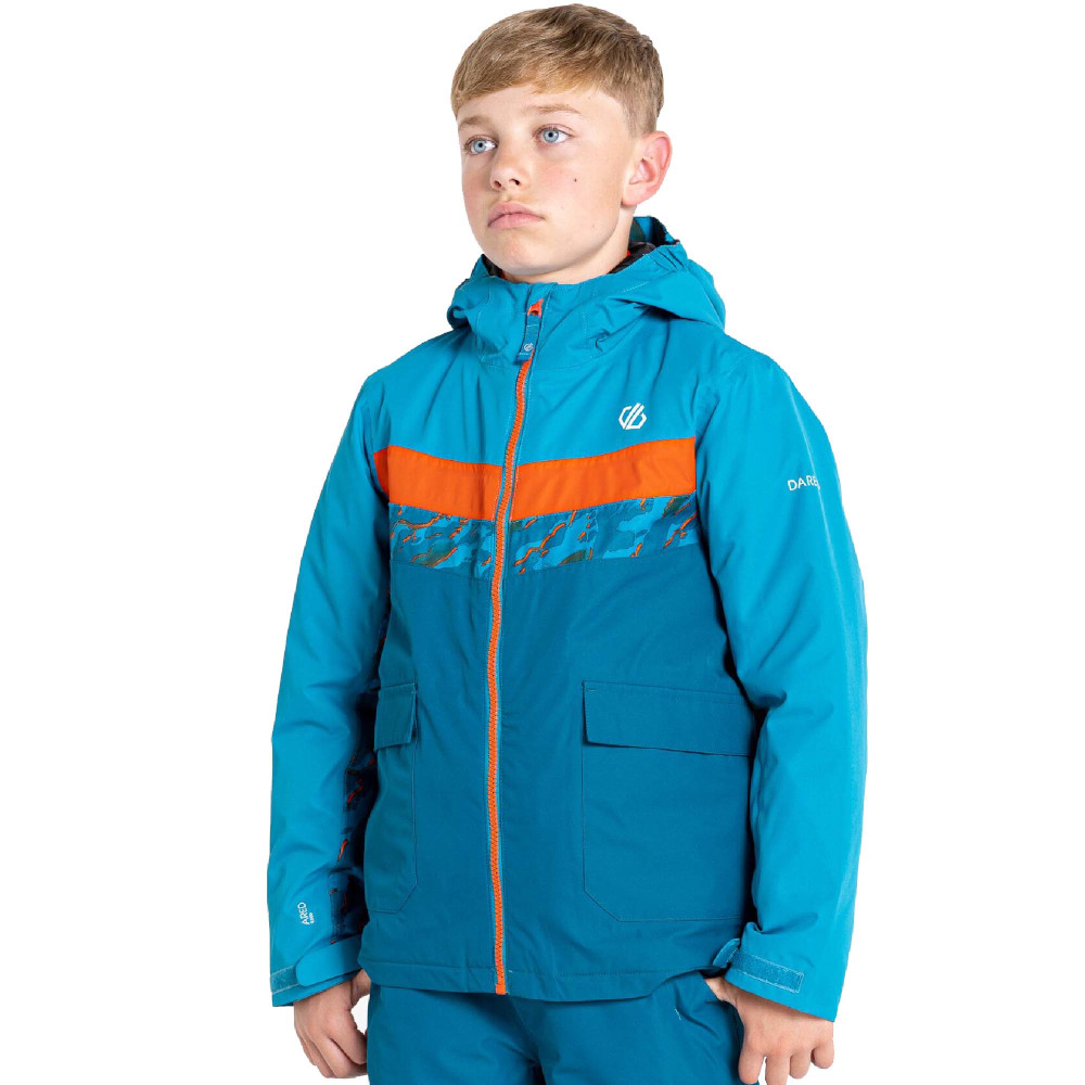 Dare 2b Boys Remarkable Ii Waterproof Breathable Ski Jacket 11-12 Years- Chest 28-31  (71-78cm)