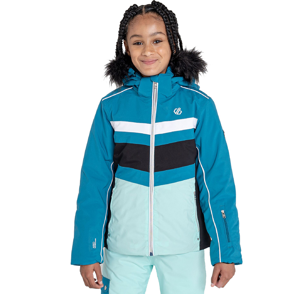 Dare 2b Girls Belief Waterproof Breathable Hooded Ski Coat 15-16 Years- Chest 34-35-36  (86-89-92cm)