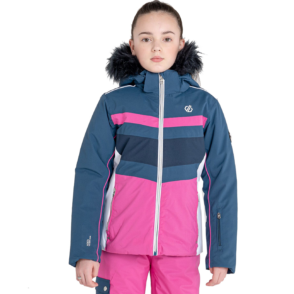 Dare 2b Girls Belief Waterproof Breathable Hooded Ski Coat 5-6 Years- Chest 24  (60cm)